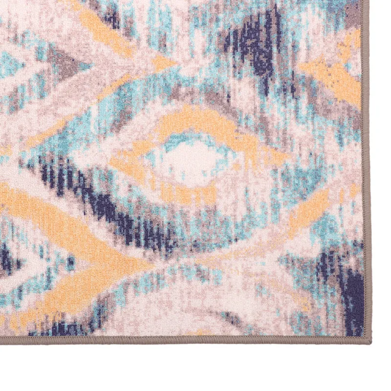 Faded Geometrica Anti-Skid Carpet media 4