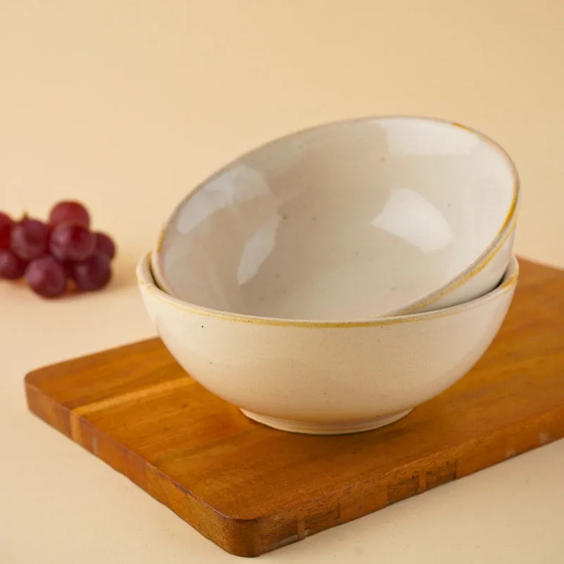 Goma Serving Bowl (200 ML) - White media 4