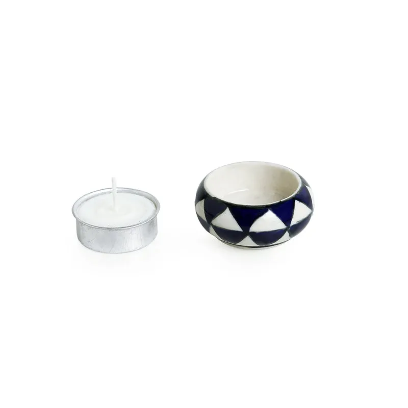 Blue Balance Tealight Candle Holder - Set Of Six media 5