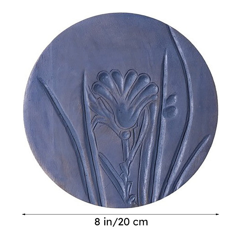 Cerulean Garden Wooden Wall Plate media 6
