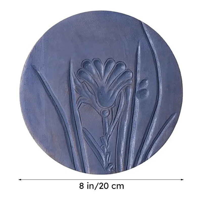 Cerulean Garden Wooden Wall Plate media 6