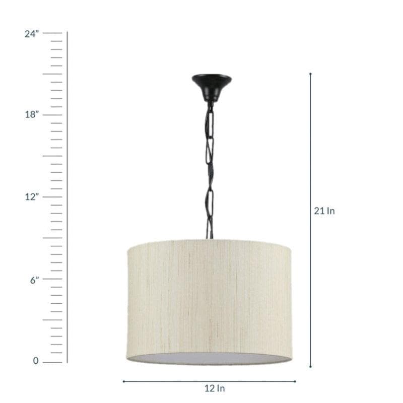 Pelora Fabric Ceiling Lamp media 4
