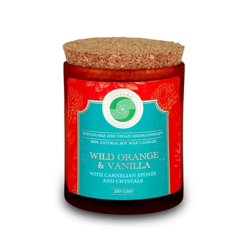 Enchanta Wild Orange and Vanilla Scented Candle media 6