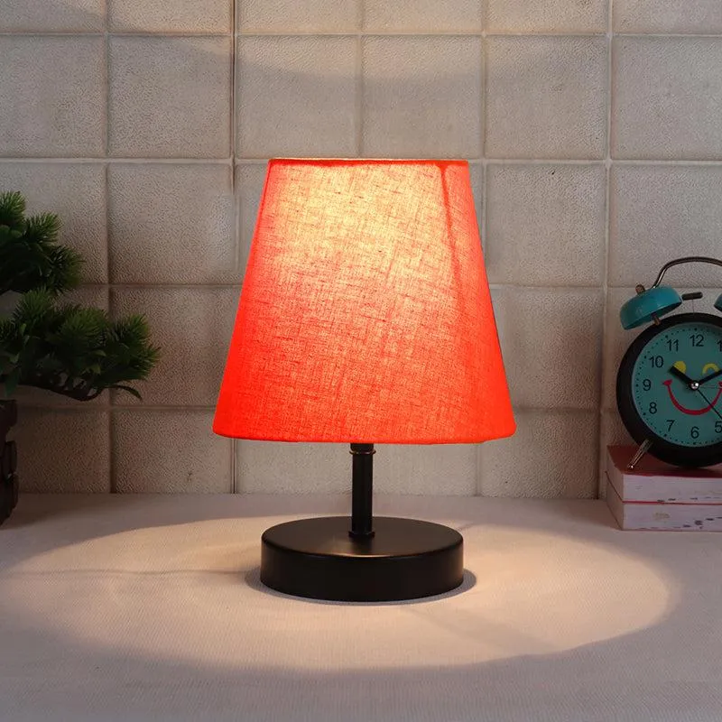 Otravo Fabric Table Lamp - Orange,Black media 1