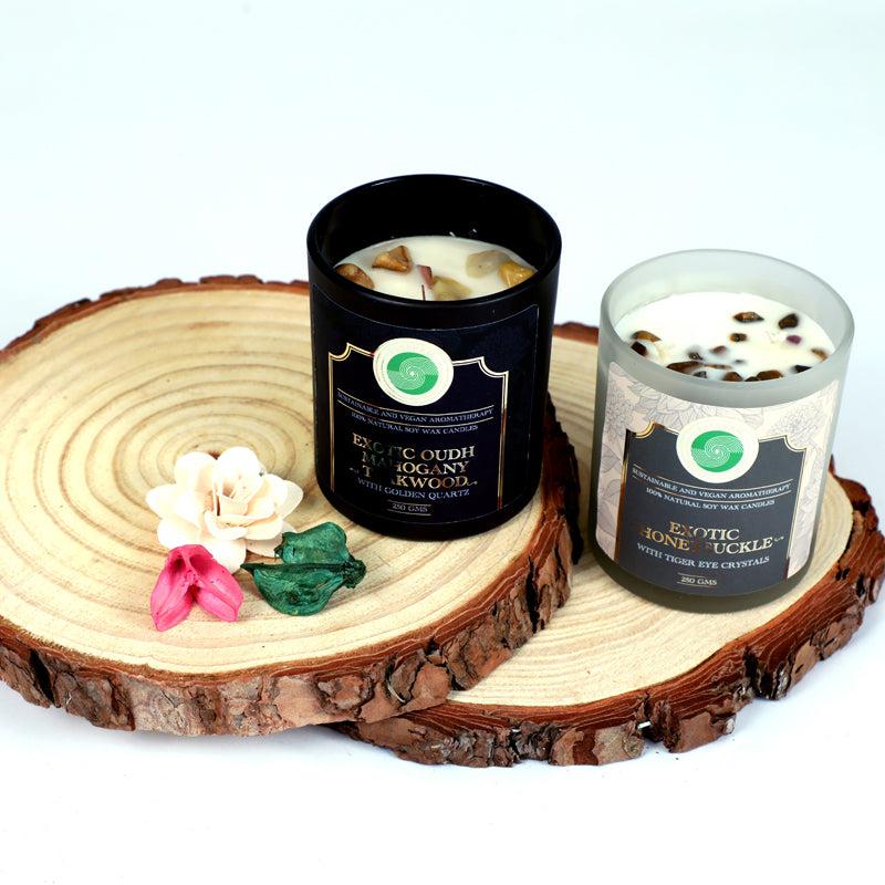 Elysium Exotic Scented Candle - Set Of Two media 4