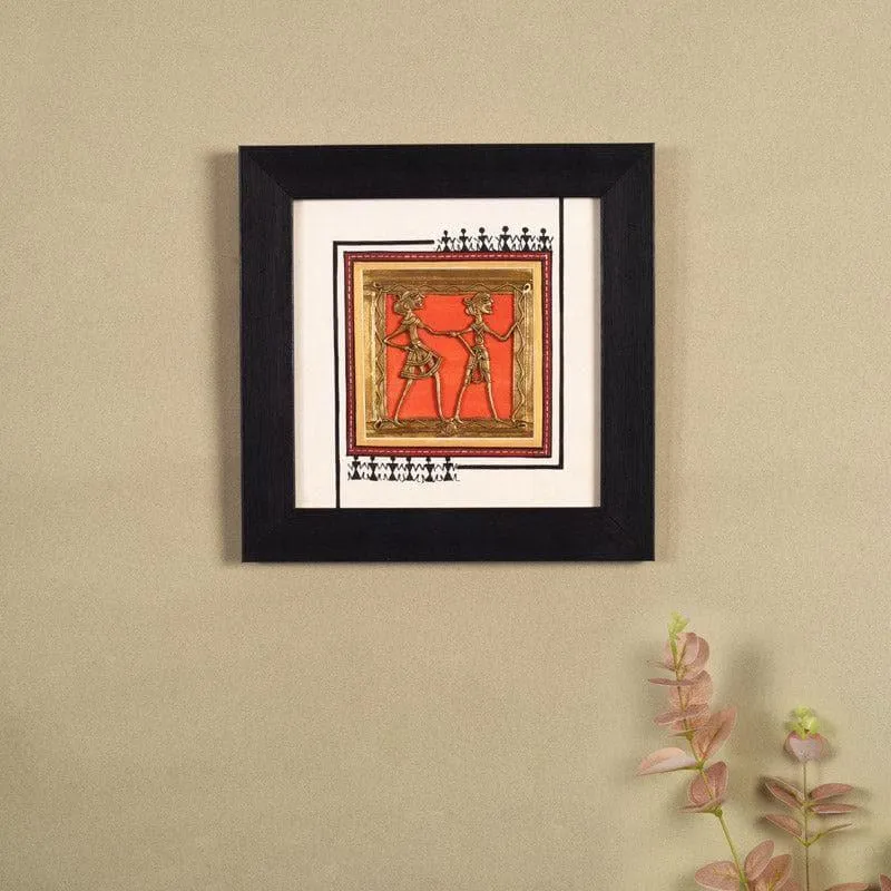 Missoni Dhokra Brass Wall Art media 1