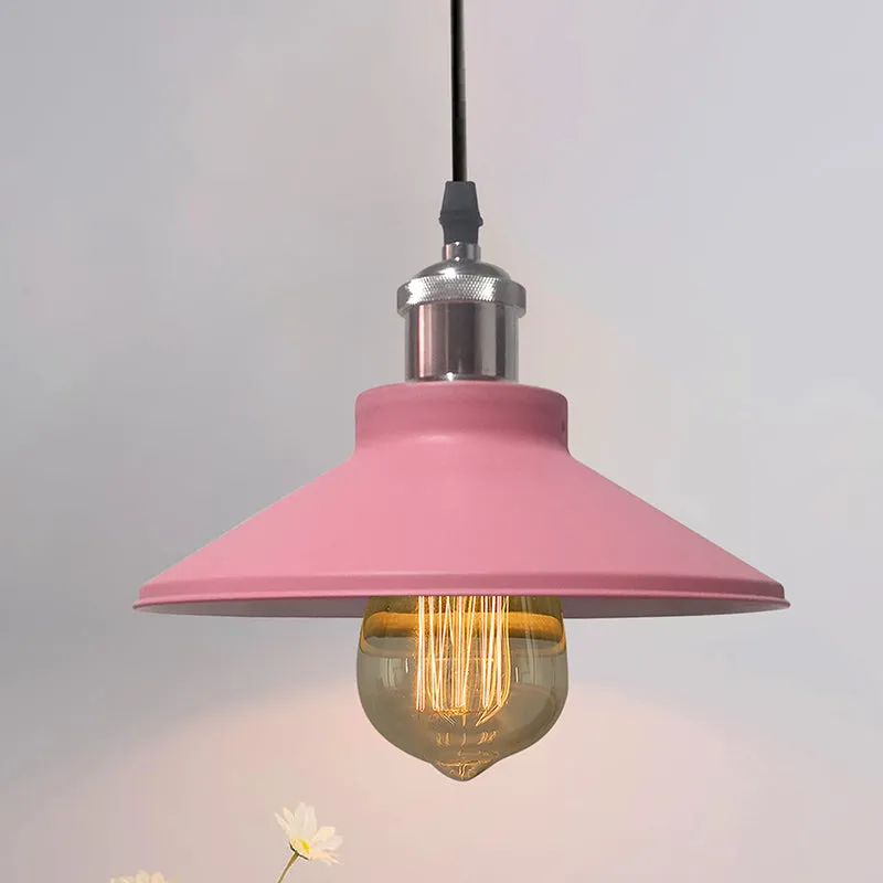 Stellara Metal Ceiling Lamp - Pink media 1