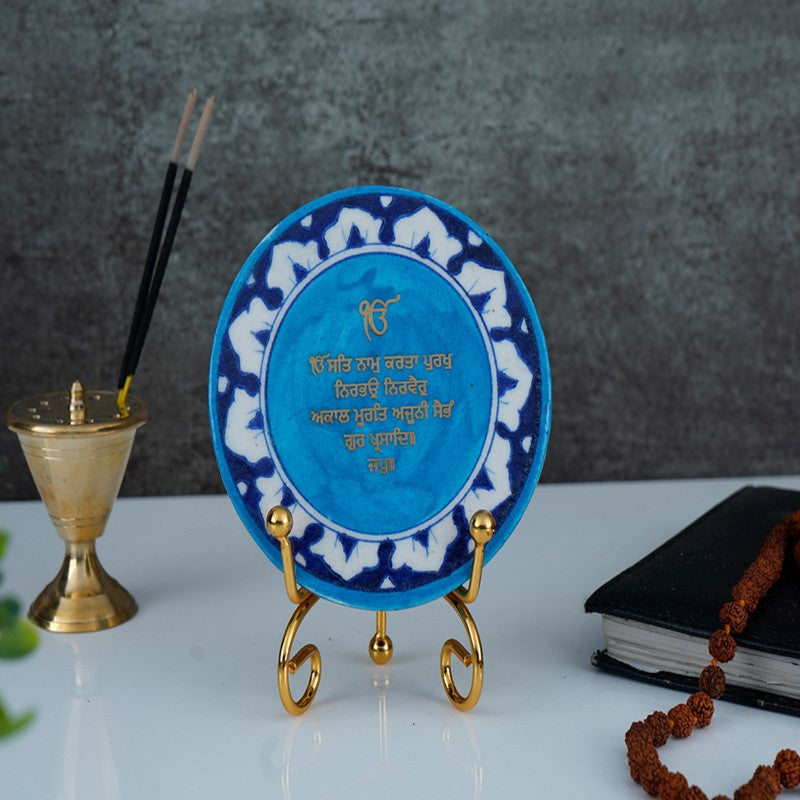 Onkar Mantra Handcrafted Ceramic Showpiece