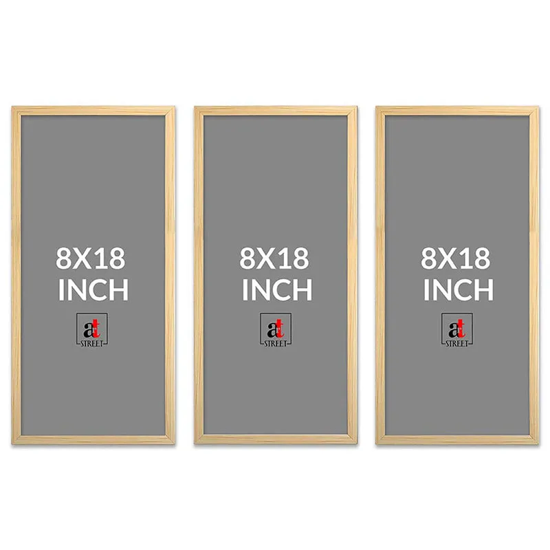 Varnamriga Mughal Wall Art With Frame (Yellow) - Set Of Three media 7