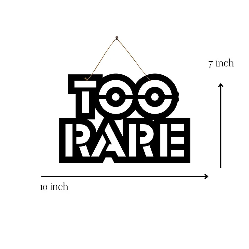 Too Rare Mild Steel Wall Accent media 5