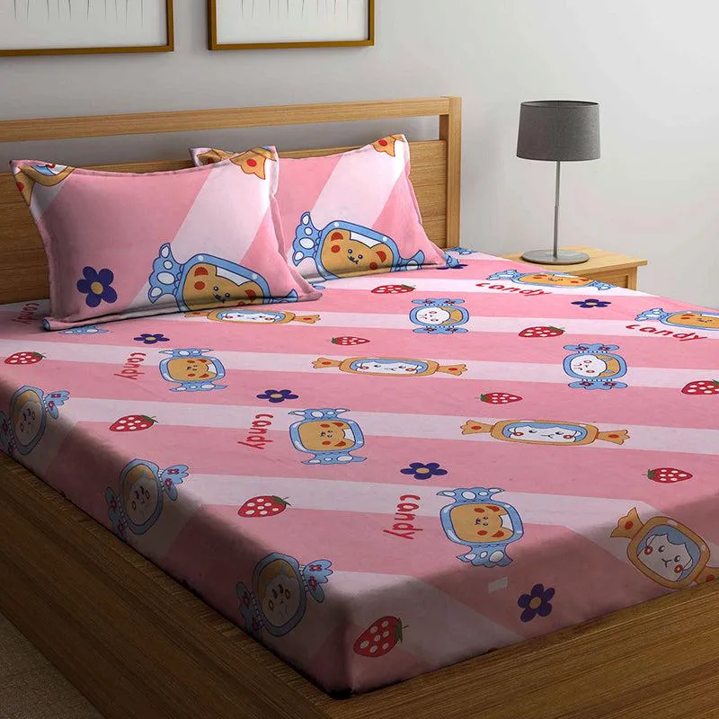 Minito Kids PollyCotton Bedsheet - 180 GSM media 3
