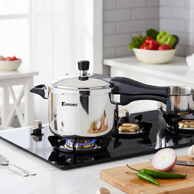 Bergner Induction Safe Pressure Cooker - 5000 ml/19 Inches media 1