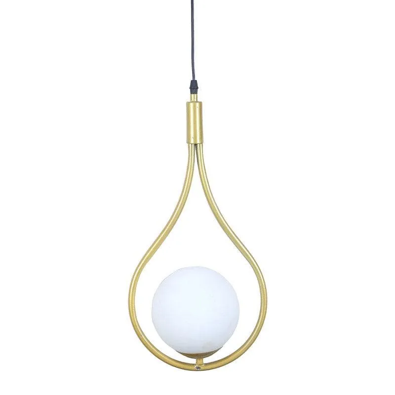 Haku Moon Metal Ceiling Lamp - Gold media 4