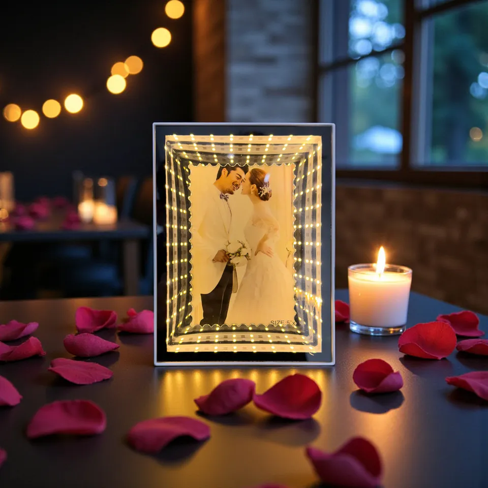 Cupid Hollow Glow Plastic Photo Frame media 3