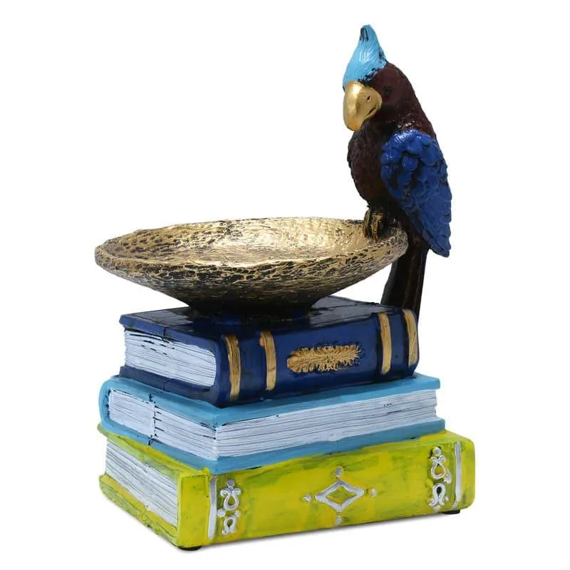 Vintage Books & Birdie Table Accent media 3