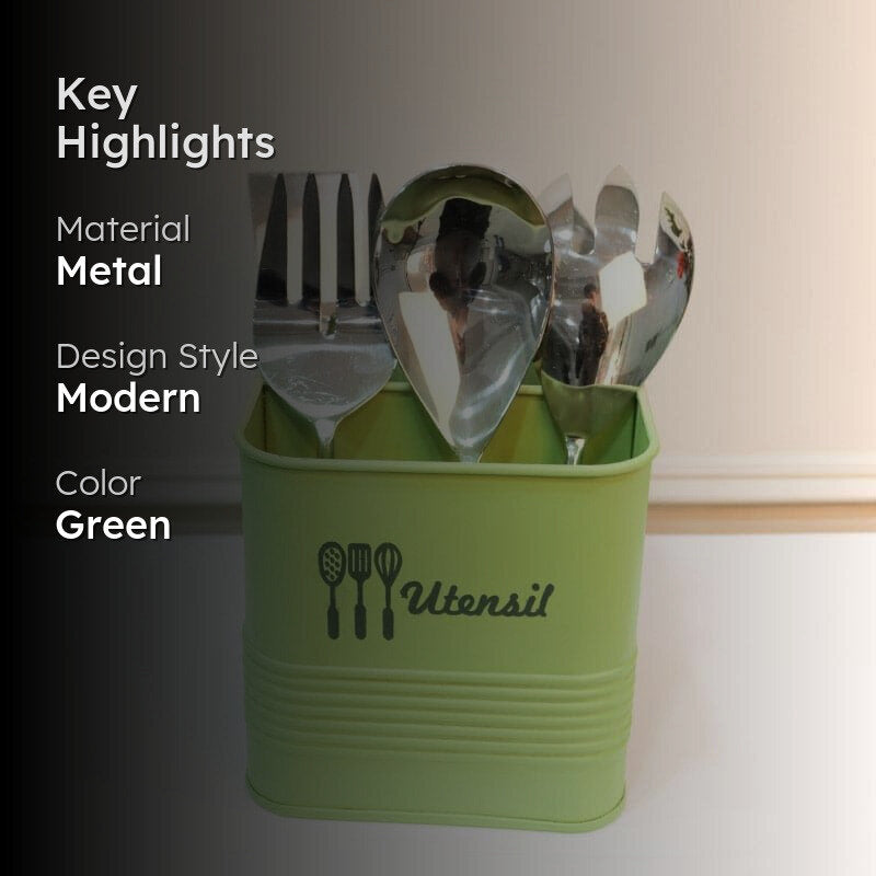Ferrous Fun Utensil Holder - Green media 2