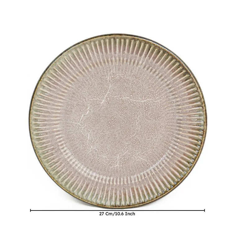 Rustic Pink Ceramic Dinner Set - 18 Piece Set media 8