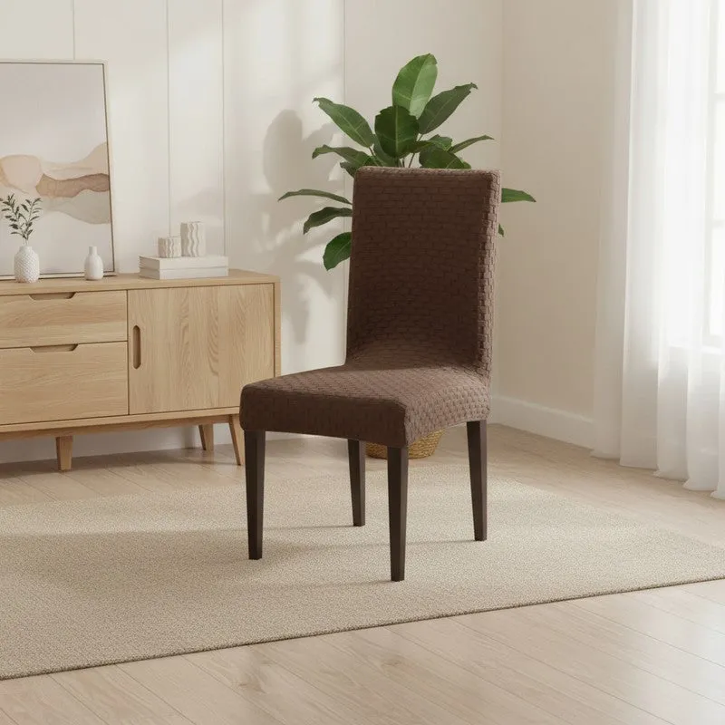 Nexo Neat Fit Chair Cover - Brown media 1