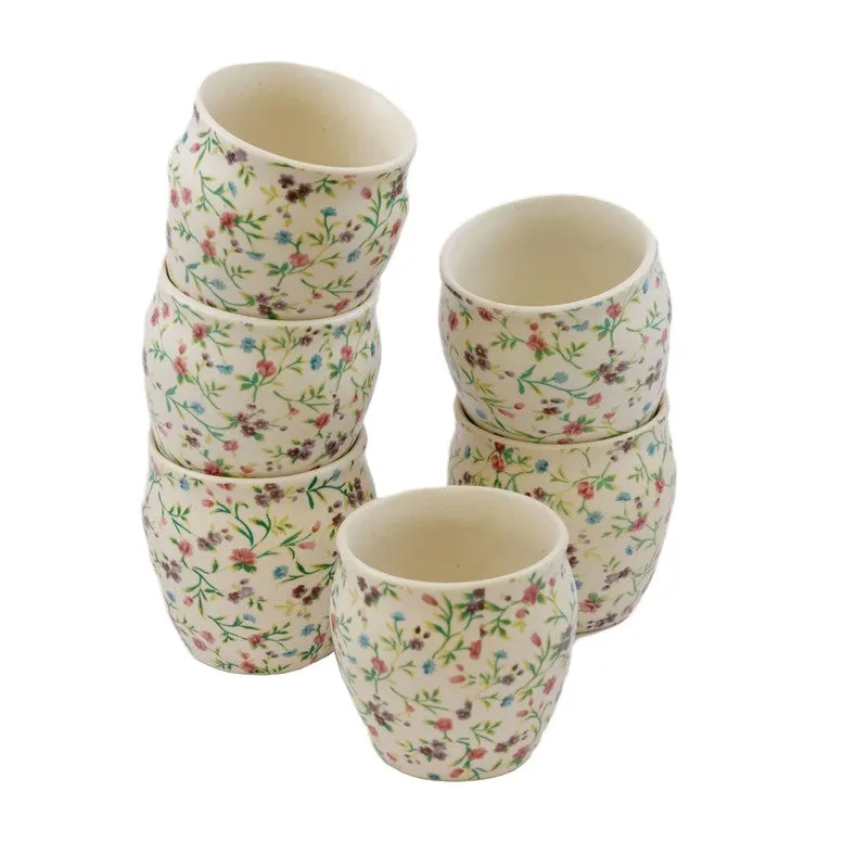 BloomCraft Ceramic Kulhad (180 mL Each) - Set Of Six media 3