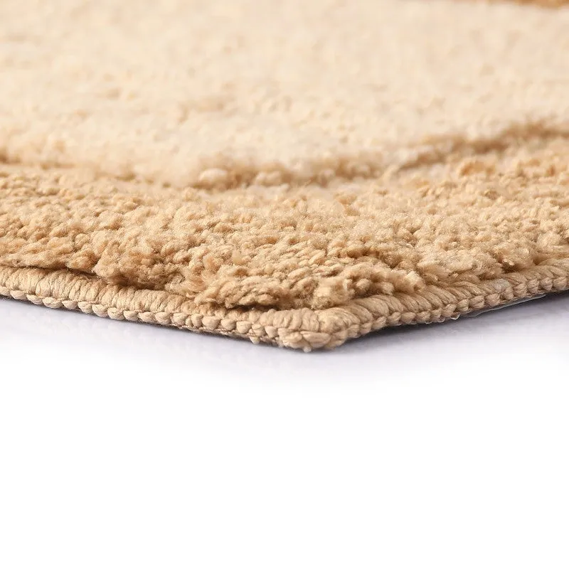Tranquil Touch Microfiber Bath Mats (Beige) - Set of Two media 4