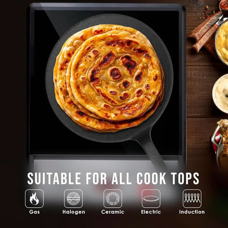 PhulkaEdge Cast Iron Roti Tawa - 26 cm media 3