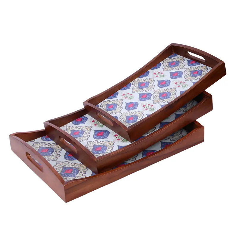 Zaaya Serving Tray - Set Of Three media 4