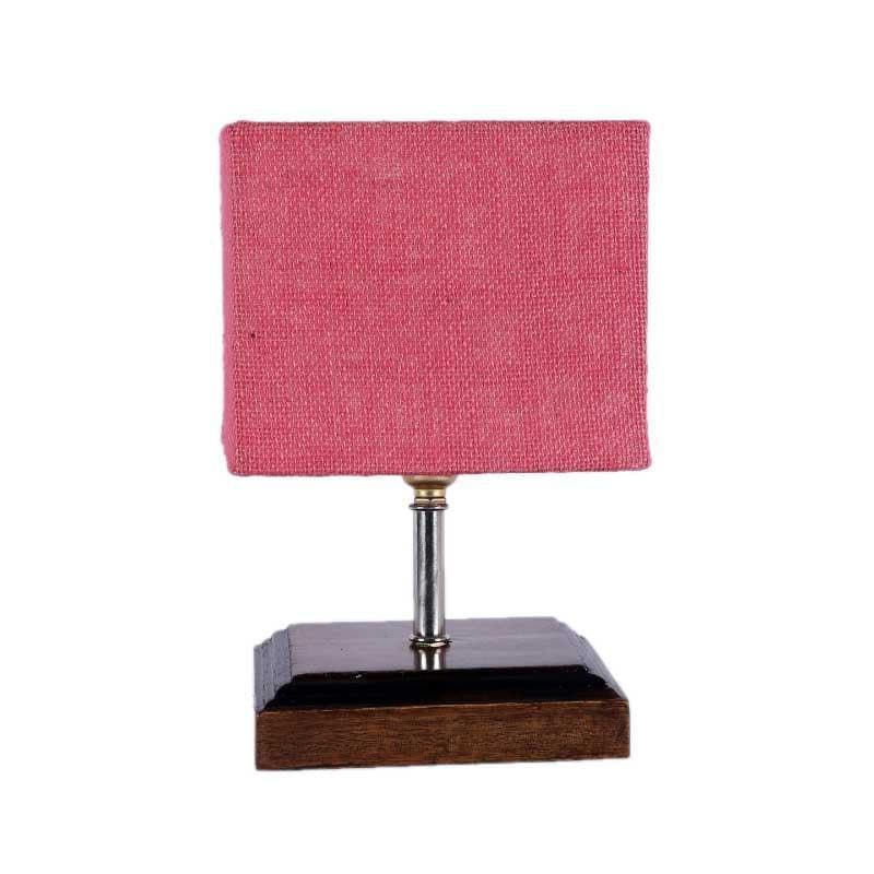 Pinkzie Fabric Table Lamp - Pink,Brown media 5