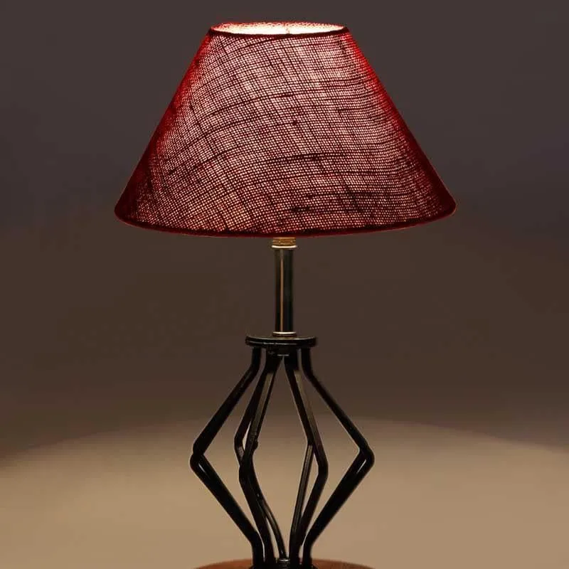 Firefly Fabric Table Lamp - Red,Black media 3