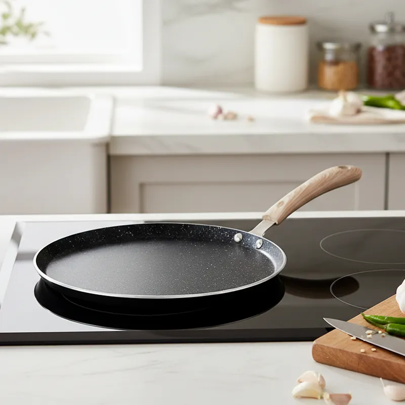 Bergner Aeris Induction Safe Non-Stick Dosa Tawa - 28 cm media 1