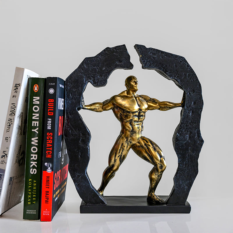 Heracles Resin Showpiece - Gold media 4