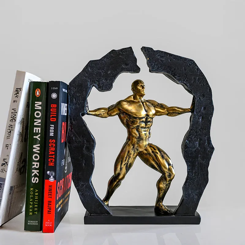 Heracles Resin Showpiece - Gold media 4