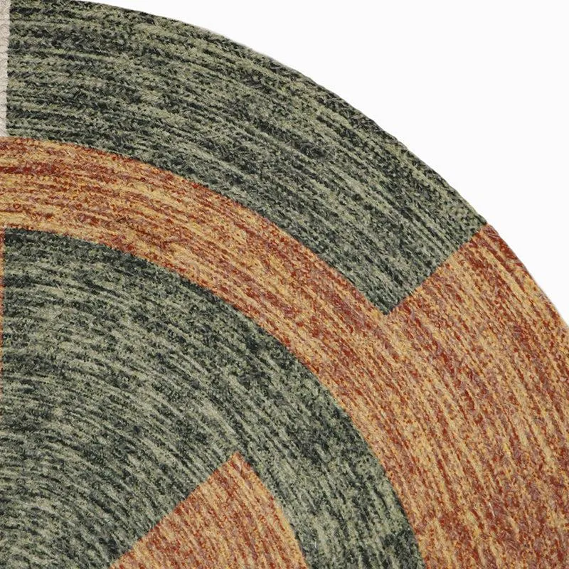 Estro Round Cotton Rug media 5