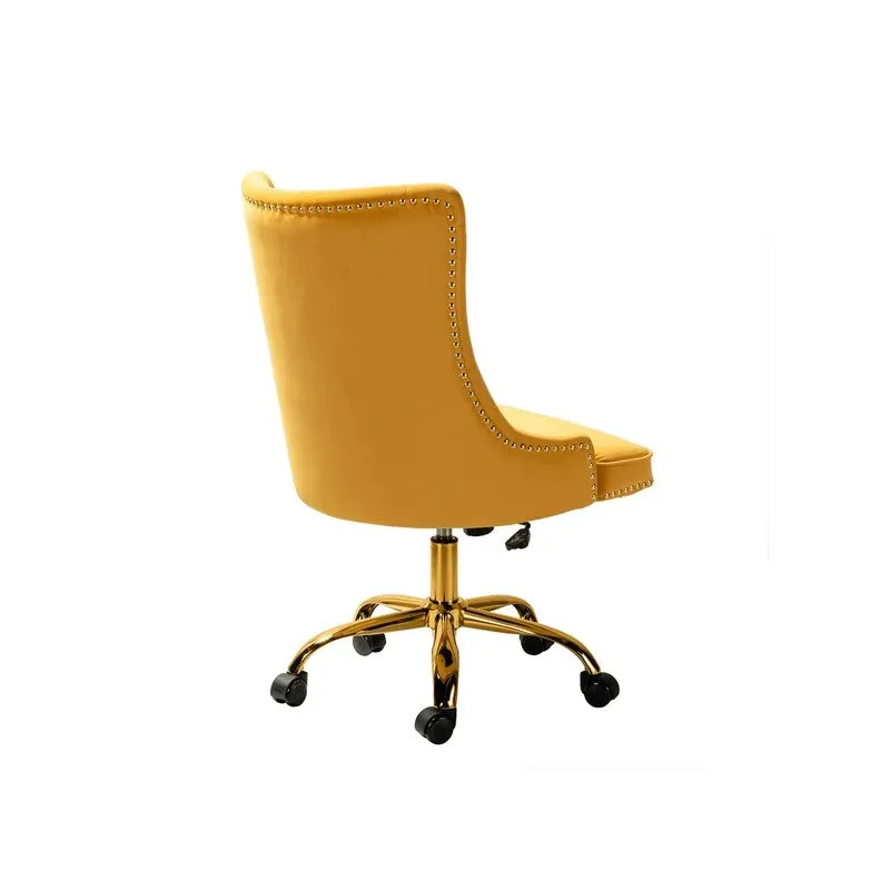 Seatra Neem Wood Office Chair - Yellow media 5