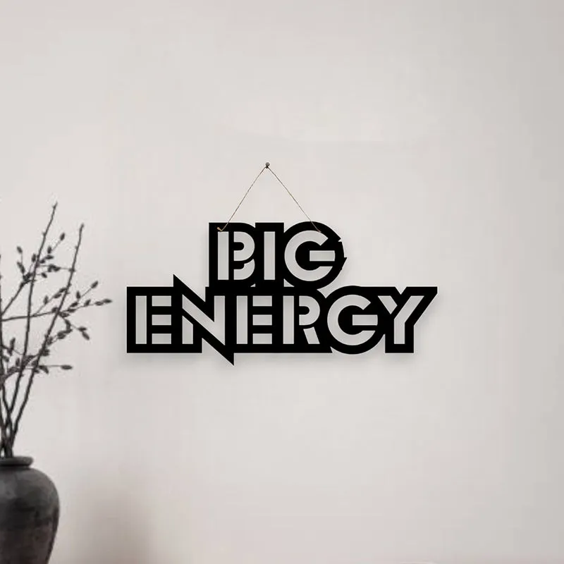Big Energy Mild Steel Wall Accent media 1