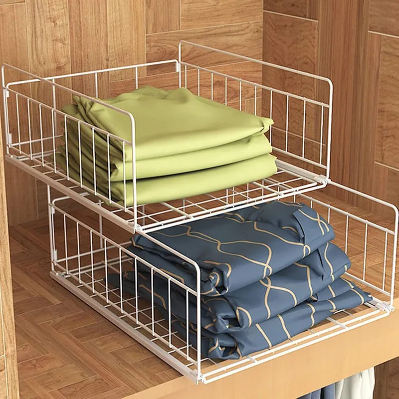 Efficio Carbon Steel With Pull out Drawer Rack - White media 4