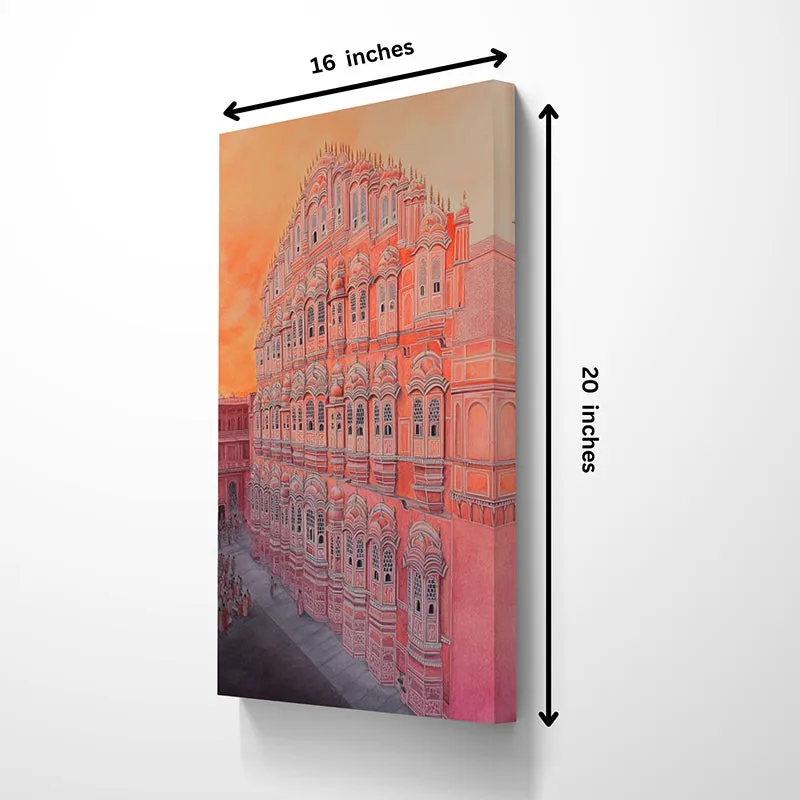 Colors Of Hawa Mahal Wall Painting media 5