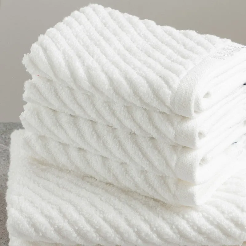 Nautica Riviera Soft Cotton Towel Set (White) - Six Piece Set media 5
