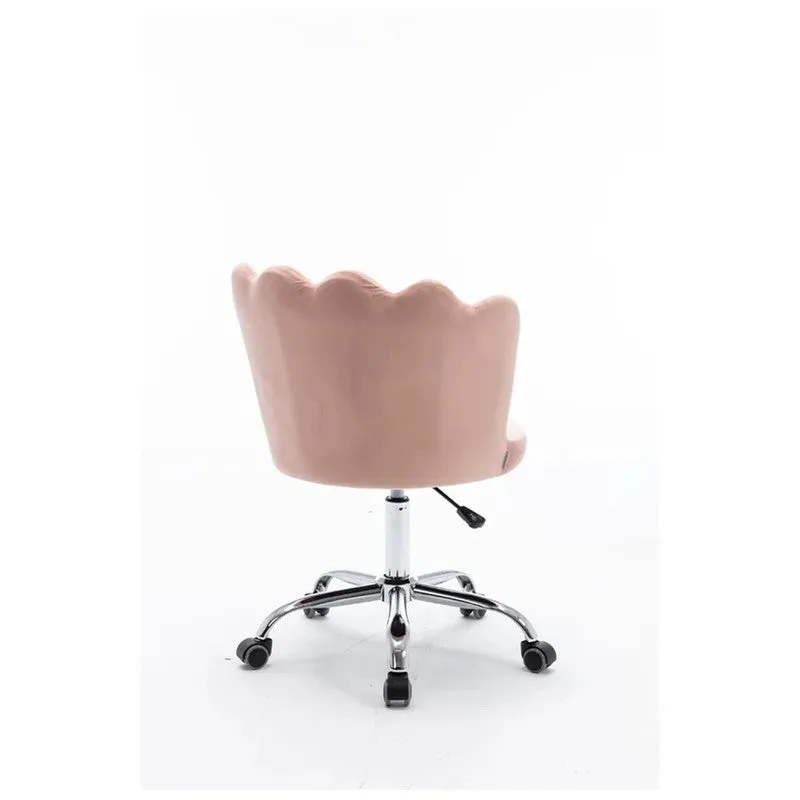 Flexon Metal Office Chair - Pink media 7