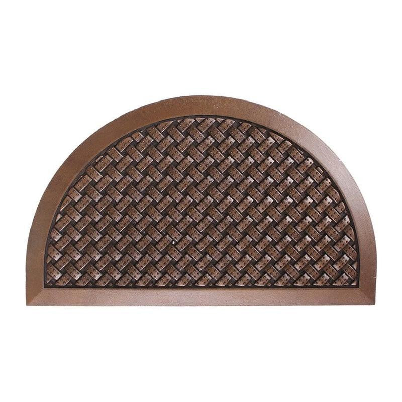 Vorn Abstract Rubber Door Mats - Brown media 7