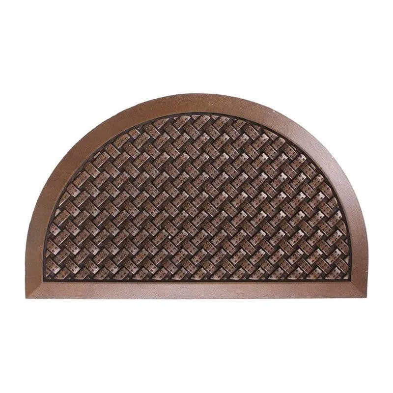 Vorn Abstract Rubber Door Mats - Brown media 7