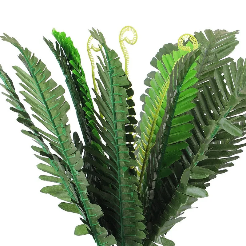 Leaflix Fern Artificial Plant With Plastic Pot - 1.3 Feet media 5