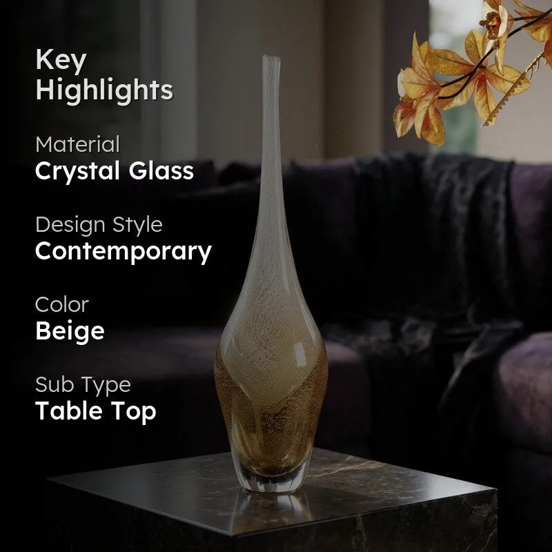 Chromara Fade Crystal Glass Showpiece media 2