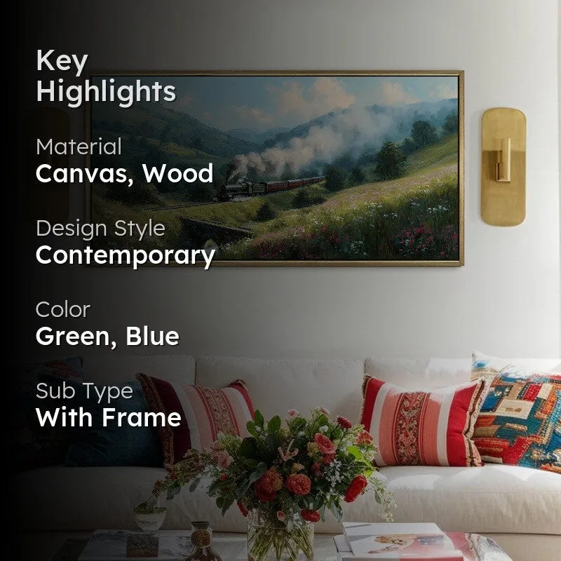 Ironwind Canvas Wall Painting With Frame media 2