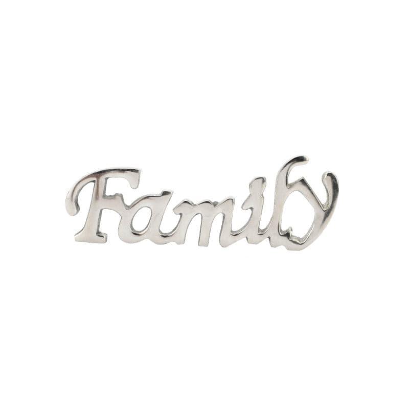 Family Forever Typography Showpiece - Silver media 5