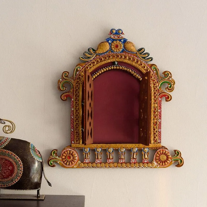 Jharokha Decorative Wooden Wall Accent media 1