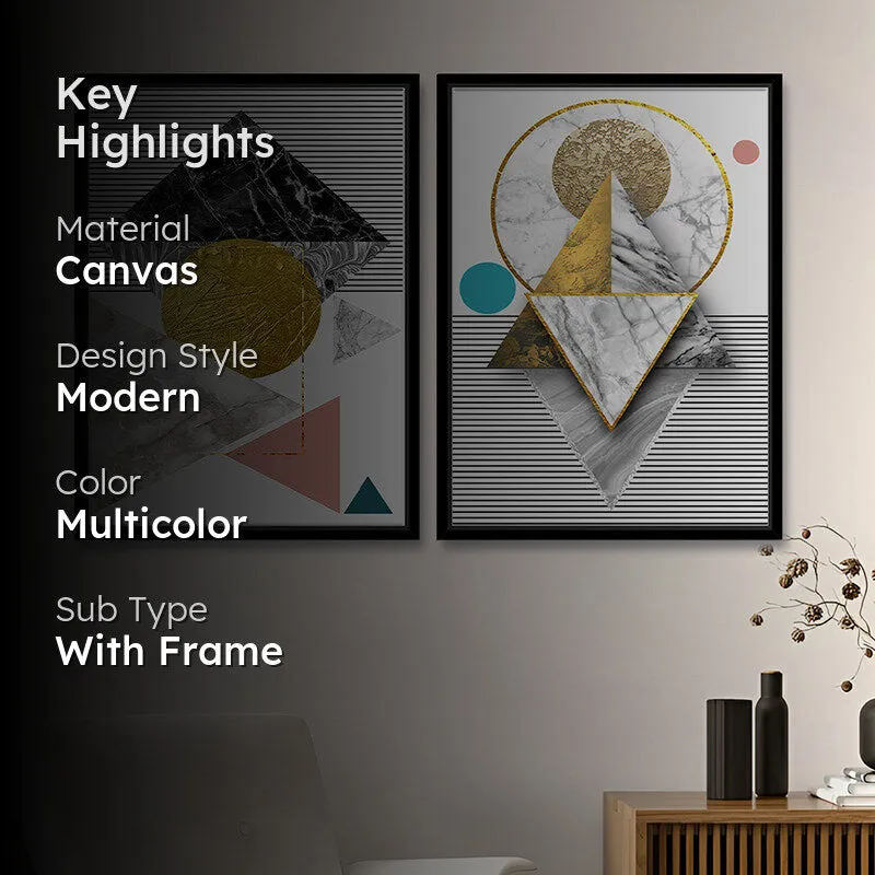 Geometry Of Nature Wall Art - Set Of Two media 2