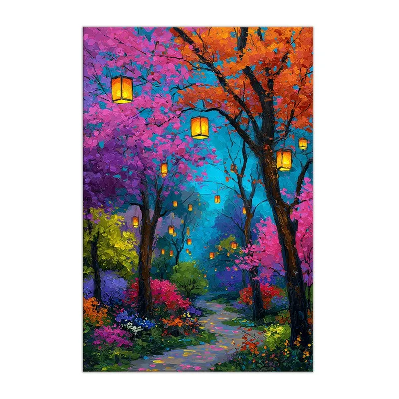 Dreamscape Forest Glow Canvas Wall Art media 3
