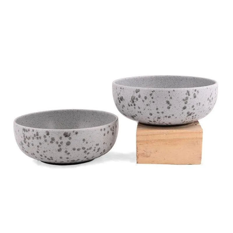 Raw Grey Serving Bowl - Set Of Two media 3