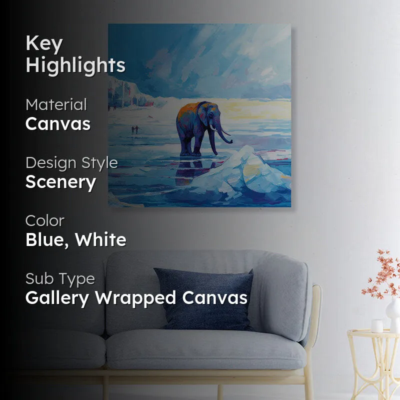 Desolate Haathi Canvas Wall Art media 2