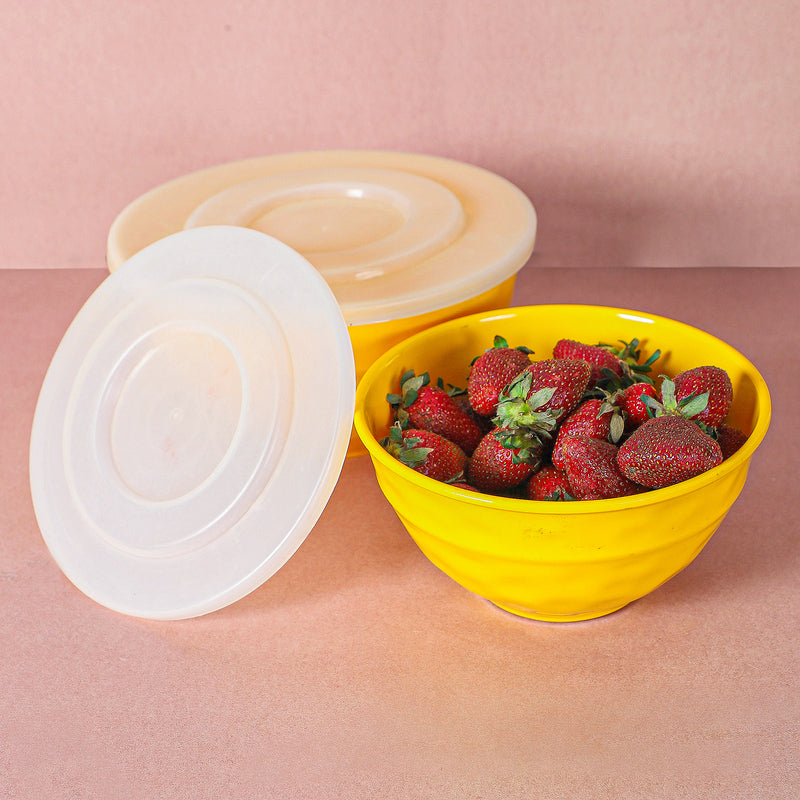 Maneva Serving Bowl (Yellow) - Set  Of Two media 5